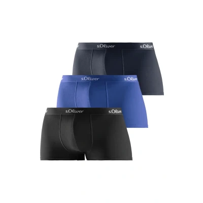 Abbildung von s.Oliver Hipster Panties Blau navy schwarz, Herren, Größe: Large, schwarz