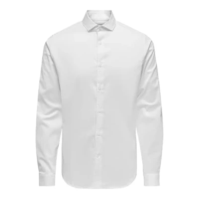 Abbildung von Only &amp; Sons Businesshemd, Herren, Größe: XS, White