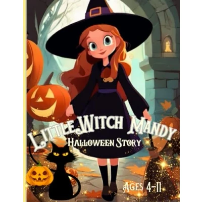 Abbildung von Little witch Mandy Halloween Story Ages 4 11: Children&#039;s Book Adventure and Bedtime Stories with Illustrations