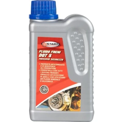 Abbildung von START Flüssigkeit Bremsen Auto Dot 5 Anticorrosive Eigenschaften Widerstandsfähig Kompatibel Mit Alle Bremssysteme 250ml, grau