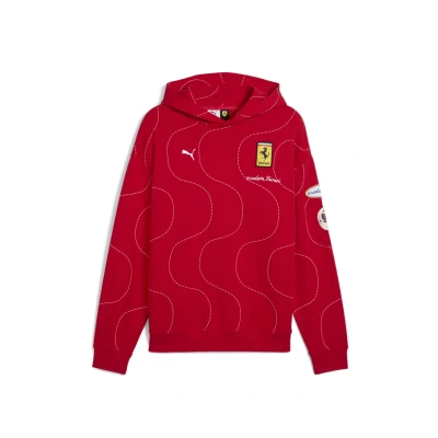 Abbildung von PUMA Scuderia Ferrari HP Monza Hoodie Herren, Kleidung, Rosso Corsa, S