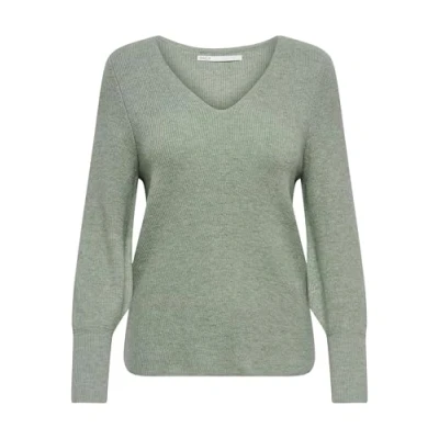 Abbildung von ONLY Onlatia L/S V NECK CUFF NOOS Strickpullover, Damen, Größe: XL, Chinois green