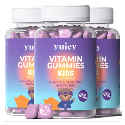 Abbildung von yuicy Kids Gummies Vitamine für Kinder Gummies, 60,00 St., 540 g