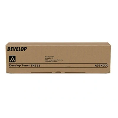 Abbildung von Develop original Ineo 224 e (TN 322 / A33K0D0) Toner schwarz 24.000 Seiten