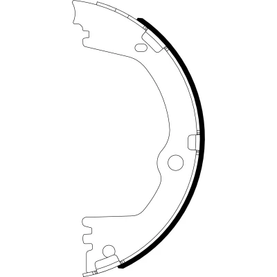 Abbildung von TEXTAR 91082700 Handbremsbeläge ohne Handbremshebel HYUNDAI: Santa FE 2, 3, Grand Fé, KIA: SORENTO 2