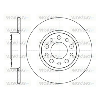 Abbildung von ROADHOUSE Bremsscheibe ALFA ROMEO: Giulietta Schrägheck, 159 Sportwagon, Limousine Hinterachse 278, 278mm 12mm 5 voll 6967.00 46843610,51760273