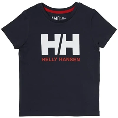 Abbildung von Helly Hansen Kinder Unisex HH Logo T Shirt, 1, Marineblau