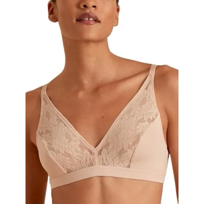 Abbildung von CALIDA Natural Skin Lace Soft BH Damen, bügellos, verstellbare Träger, Cradle to Zertifiziert