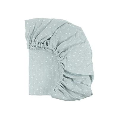 Abbildung von Spannbettlaken Musselin mint Pusteblumen, KraftKids, 100% Baumwolle Musselin, 120 x 60 cm