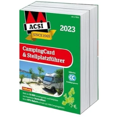 Abbildung von ACSI CampingCard &amp; Stellplatzführer 2023: Bestehend aus 2 Bänden inkl. Ermässigungskarte (Hallwag Campingführer)
