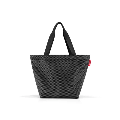 Abbildung von reisenthel shopper M in mesh black Geräumige Shopping Bag und edle Handtasche einem Aus wasserabweisendem Material