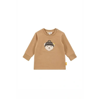 Abbildung von Steiff Winter Spirit Sweatshirt für Kinder, Größe: 56, Burro