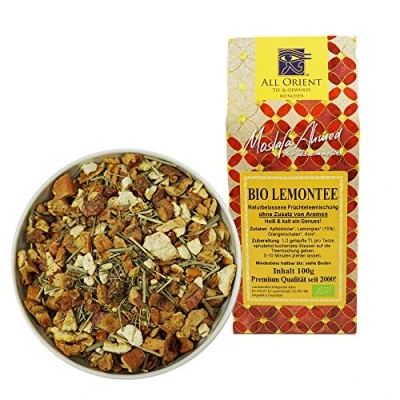 Abbildung von All Orient BIO Lemontee 100g Früchtetee lose Naturbelassen Ohne Zusatz von Aromen Zitronentee Heiß &amp; Kalt mit Zitronengeschmack