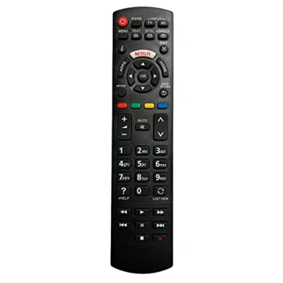 Abbildung von Aurabeam Ersatz TV Fernbedienung kompatibel mit Panasonic TX 49FXN688 Fernseher