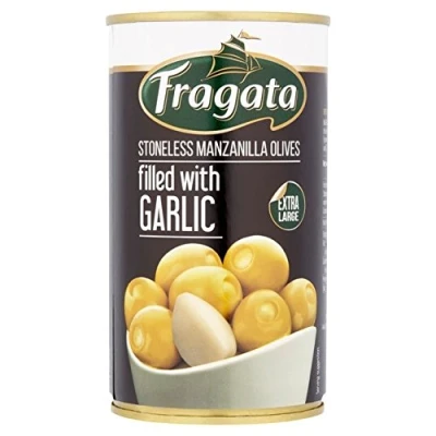 Abbildung von Fragata Oliven gefüllt mit Knoblauch 350 g