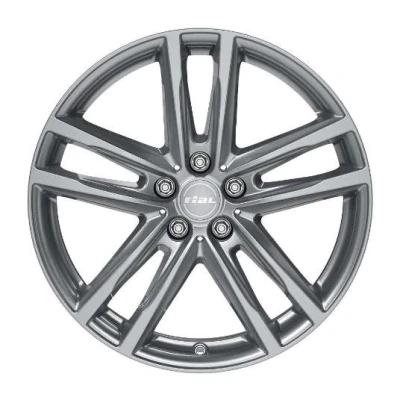 Abbildung von RIAL 5 loch 19Zoll 112mm Alufelge X10 gun metal grey 80930W67 9 Felge