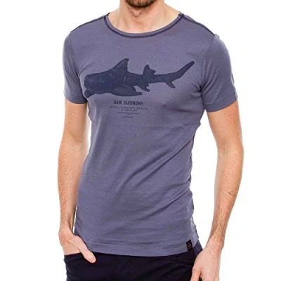 Abbildung von G STAR Herren T Shirt, bedruckt, Gr. Xx large, Grau (Dk Amann)