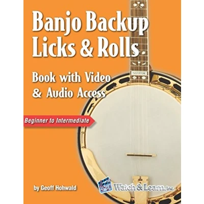 Abbildung von Banjo Backup Licks &amp; Rolls Book with Video Audio Access