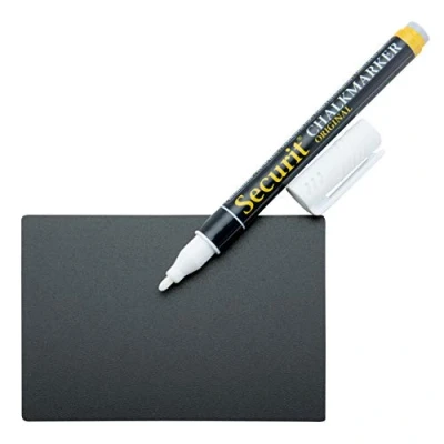 Abbildung von Securit® 20x dobbeltsidede A7 sorte tavleplader