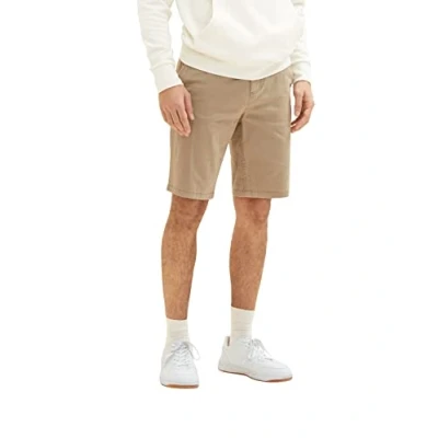 Abbildung von TOM Tailor Shorts, Herren, Größe: 33, Beige diamond structure