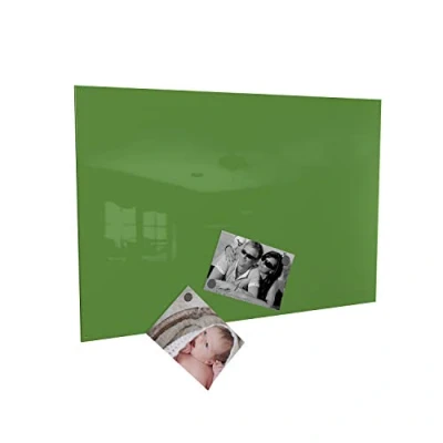 Abbildung von Magnettafel Magnetwand (verschiedene Größen und Farben) inklusive 10 Magnete Made in Germany (40 x 60 cm, grün)
