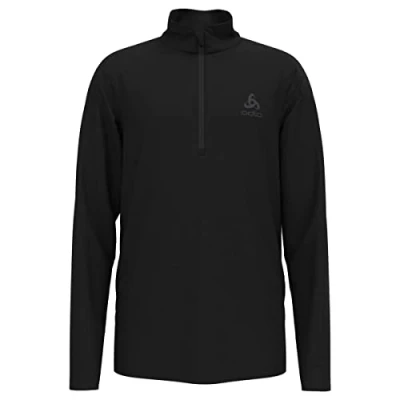 Abbildung von ODLO 1/2 ZIP Berra Fleecepullover für Kinder, Größe: 116, Black