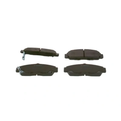Abbildung von BOSCH 0 986 424 722 Bremsbelagsatz Low Metallic mit akustischer Verschleißwarnung Anti Quietsch Blech HONDA: FR V, Accord 7 Limousine