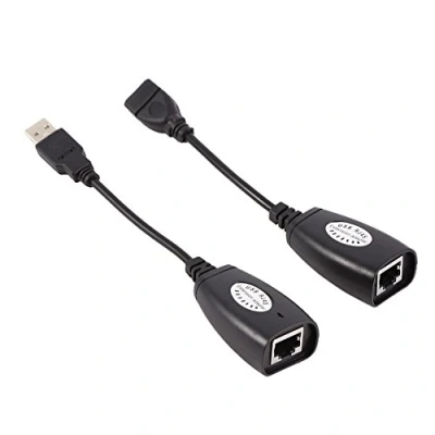 Abbildung von VBESTLIFE USB 2.0 zu RJ45 Ethernet Erweiterungs Extender Netzwerkadapterkabel verdrahtetes LAN für
