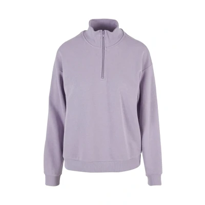 Abbildung von Urban Classics Light Troyer Sweatshirt, Damen, Größe: 3XL, Dustylilac