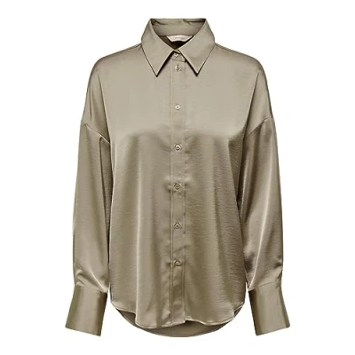 Abbildung von Only ONLMARTA LS Oversize Satin Shirt WVN