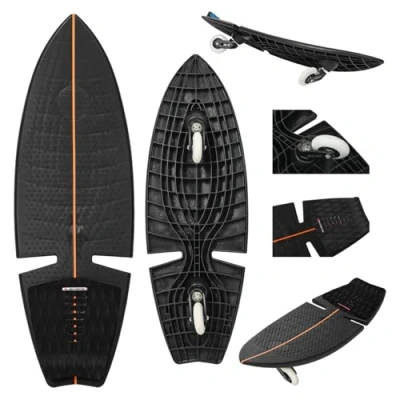Abbildung von F2 Surf Waveboard Carving Board Street Surfer Skateboard Schwarz 2025