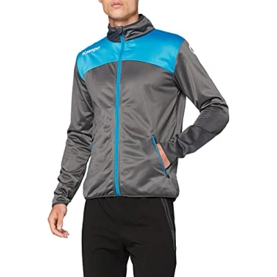 Abbildung von Kempa Kinder Jacke Emotion 2.0 Poly Jacke, anthra/kempablau, 116, 200225816