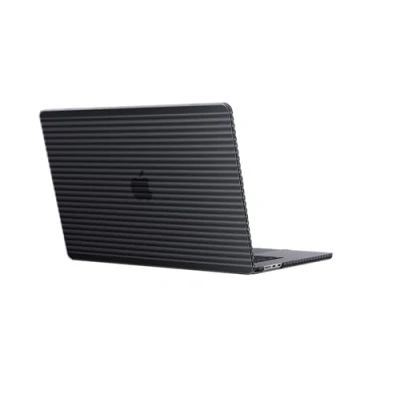 Abbildung von Tech21 Evo Wave Hülle für MacBook Air 15 Zoll (2023) schützende Hartschalenhülle Anthrazit