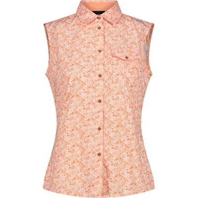 Abbildung von CMP Elastisches ärmelloses Damenshirt, Weißer Sonnenaufgang, D40