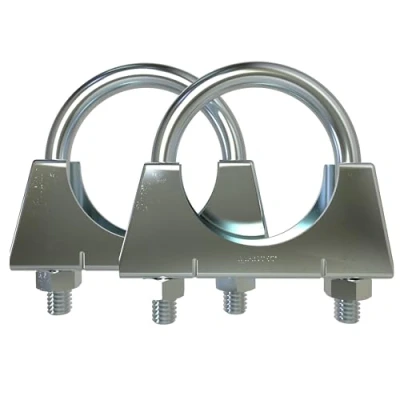 Abbildung von 2x M8 Bügelschelle Rohrschelle Ø38 76 mm Auswahl: (2 Stück Ø 54 mm)