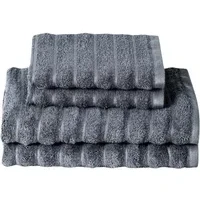 Abbildung von OlsenHome Bambus Handtücher 4er Pack 70X140cm + 50X70cm anthrazit