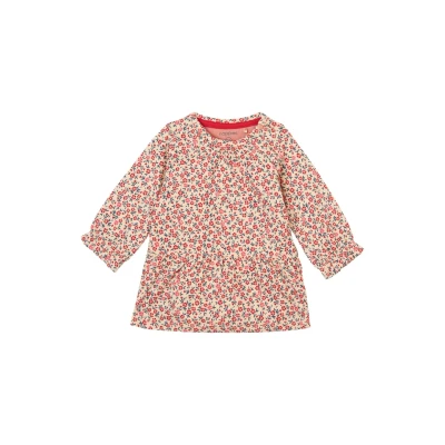 Abbildung von Noppies Baby Mädchen Girls Dress Feneu Long Sleeve Allover Print Kinderkleid, Appleblossom N171, 50 EU
