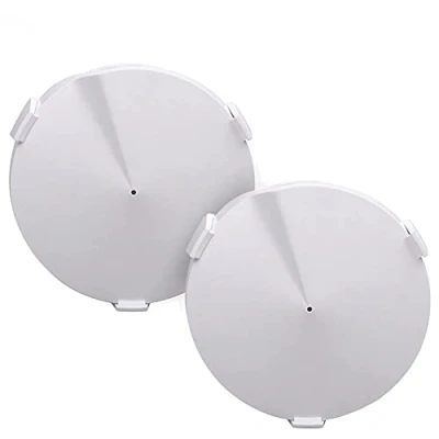 Abbildung von Wandhalterung Ständer Halter BECEMURU Stabilität ABS Schutzhülle Router Schutz mit Schraubendreher kompatibel Deco M5/P7 Ganze Startseite Mesh Wi Fi System (2 Pack)
