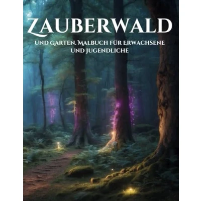 Abbildung von Zauberwald und garten.: Malbuch für Erwachsene Jugendliche.