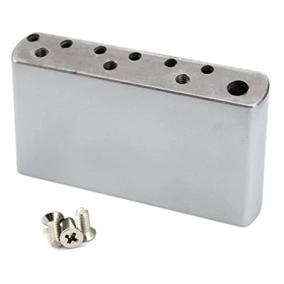 Abbildung von Musiclily Ultra 10,5 mm Solid Steel 42 Standard MIM Style Tremolo Block für Mexico Fender Strat und Squier Classic Vibe/Speical E Gitarre