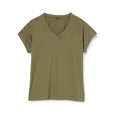 Abbildung von Build Your Brand Damen By062 ladies Basic Tee T Shirt, Olive, M EU