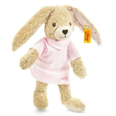 Abbildung von Steiff Hoppel HASE Kuscheltier für Kinder, Größe: One Size, Rosa