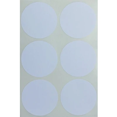 Abbildung von Sticker Weiß 50 mm runde Punkt Aufkleber in verschiedenen Farben Größe 5 cm 180 von Royal Green