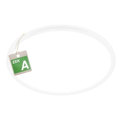 Abbildung von BRILONER EEK A LED Deckenlampe Effizient mit 14W bei 3000lm, ca. 50.000h Licht, flach, indirektes Lampe, Deckenleuchte, Wohnzimmerlampe, Panel, Küchenlampe, 42x3 cm, Weiß