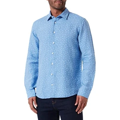 Abbildung von Seidensticker Casual Schwarze ROSE Hemd, Herren, Größe: Small, Light blue