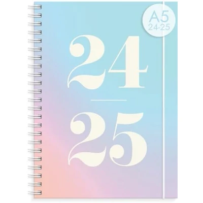 Abbildung von Burde Kalender 2024/2025 Story Regenbogen auf Deutsch 2024 07 31 bis 2025 08 25 21x15.4 cm Schülerkalender 1 Woche 2 Seiten Horizontal Spiralbindung