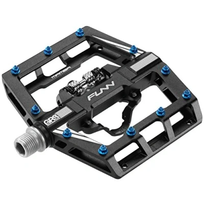 Abbildung von Funn Mamba MTB Clipless Pedale, einseitig clipbare Mountainbike kompatibel mit SPD Cleats, 9/16 Zoll CrMo Achse Fahrradpedale für MTB/BMX/Gravel Cycling (Schwarz)