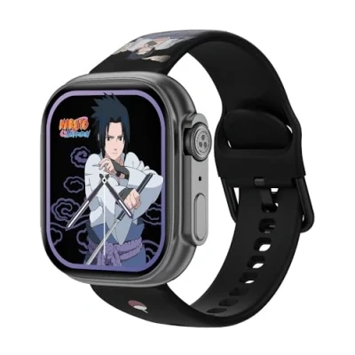 Abbildung von Abyx Fit Touch 5 Sasuke Edition Smartwatch IP68 mit AMOLED Touchscreen 1,75 Zoll, Anrufannahme, Gesundheitsüberwachung (Blutdruck, Cardio, Schlaf, SpO2) und 123 Sportarten.