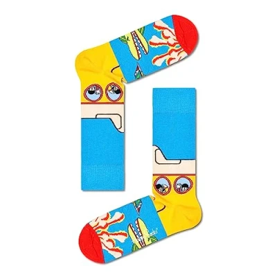 Abbildung von Happy Socks Crew Socken (Größe L) Beatles Yellow Submarine