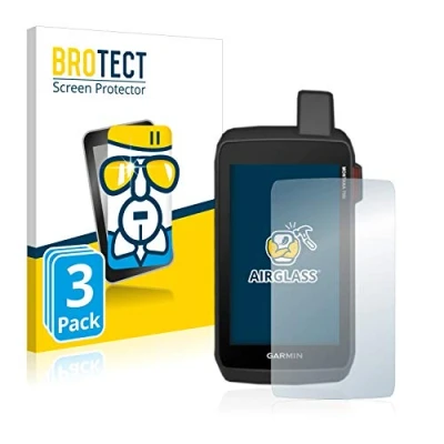 Abbildung von BROTECT Schutzglas für Garmin Montana 750i (3 Stück) Schutzfolie Panzer Folie Glas [Extrem Kratzfest 9H, Anti Fingerprint, Ultra Transparent]